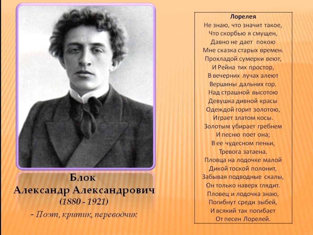 А.блок Александр блок 1880-1921