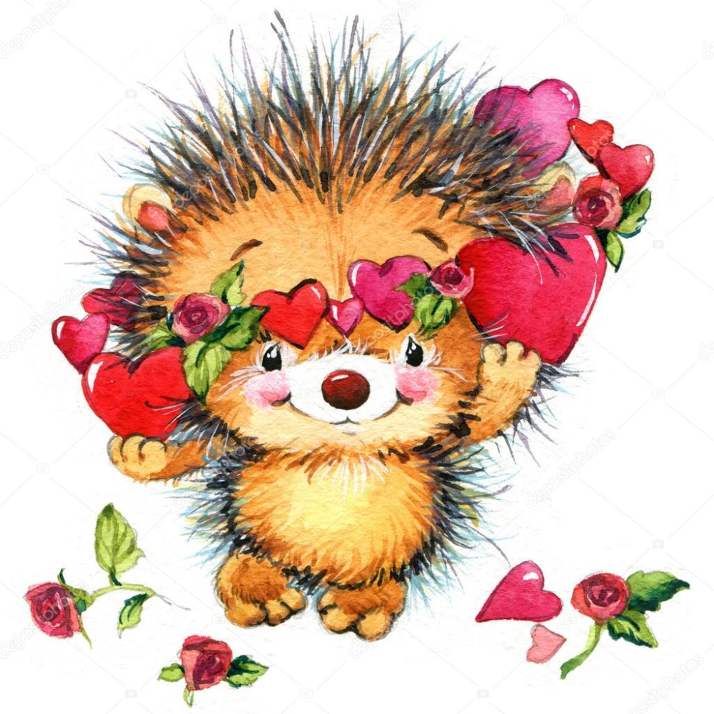 Поздравления с днём рождения Ежик