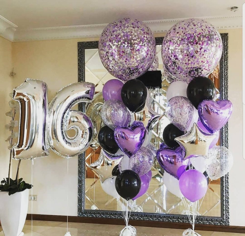 Украшение шарами