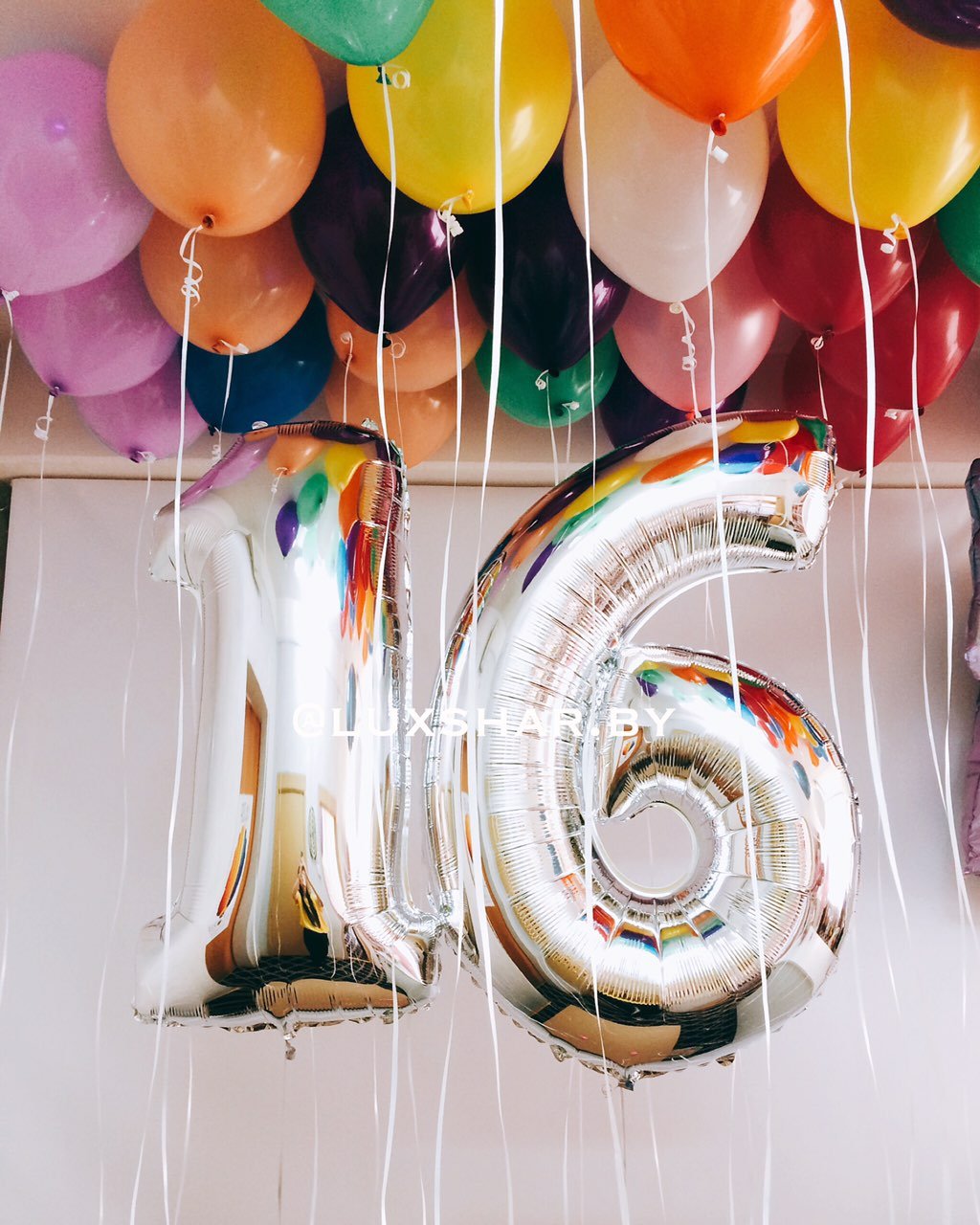 Шары цифры на день рождения