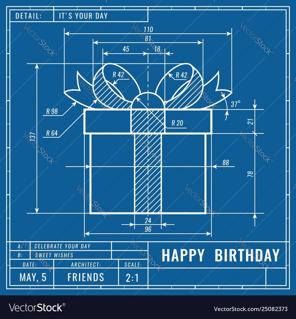 Открытка с днём рождения инженеру