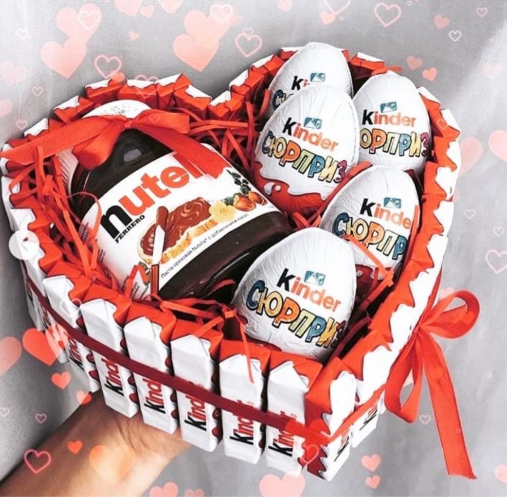 Сладости в коробке подарок для девушки