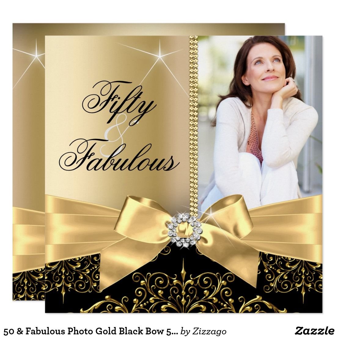 Стильное приглашение на юбилей