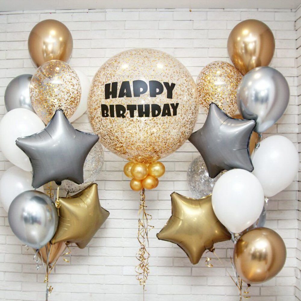 Открытки с днём рождения мужчине шары