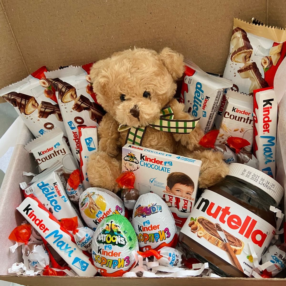 Подарочная коробка с Нутеллой