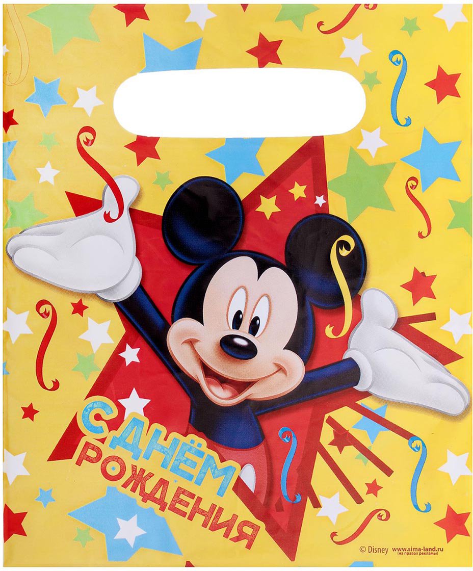 Пакет подарочный Disney Микки Маус