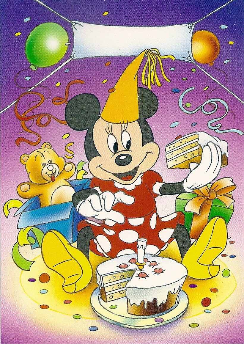 Микки Маус с днем рождения