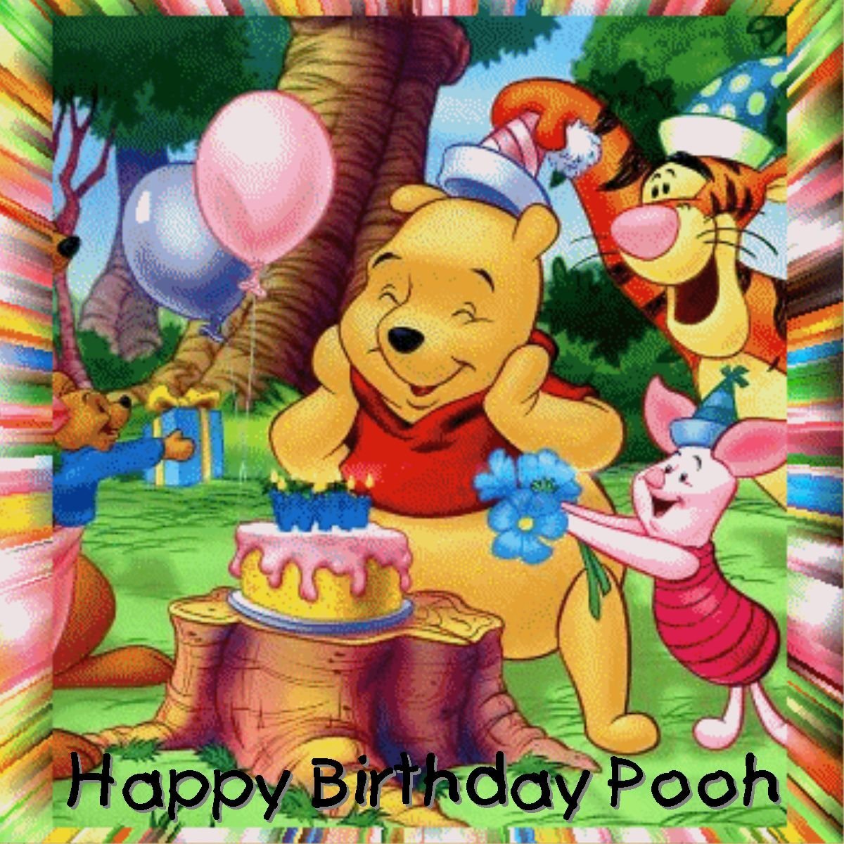 С днём рождения Винни пух