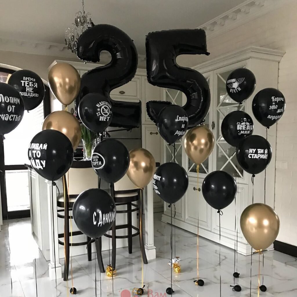 Комната с воздушными шарами