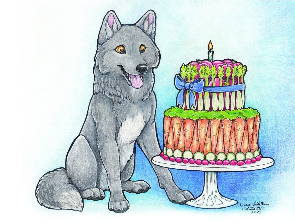 Волк поздравляет