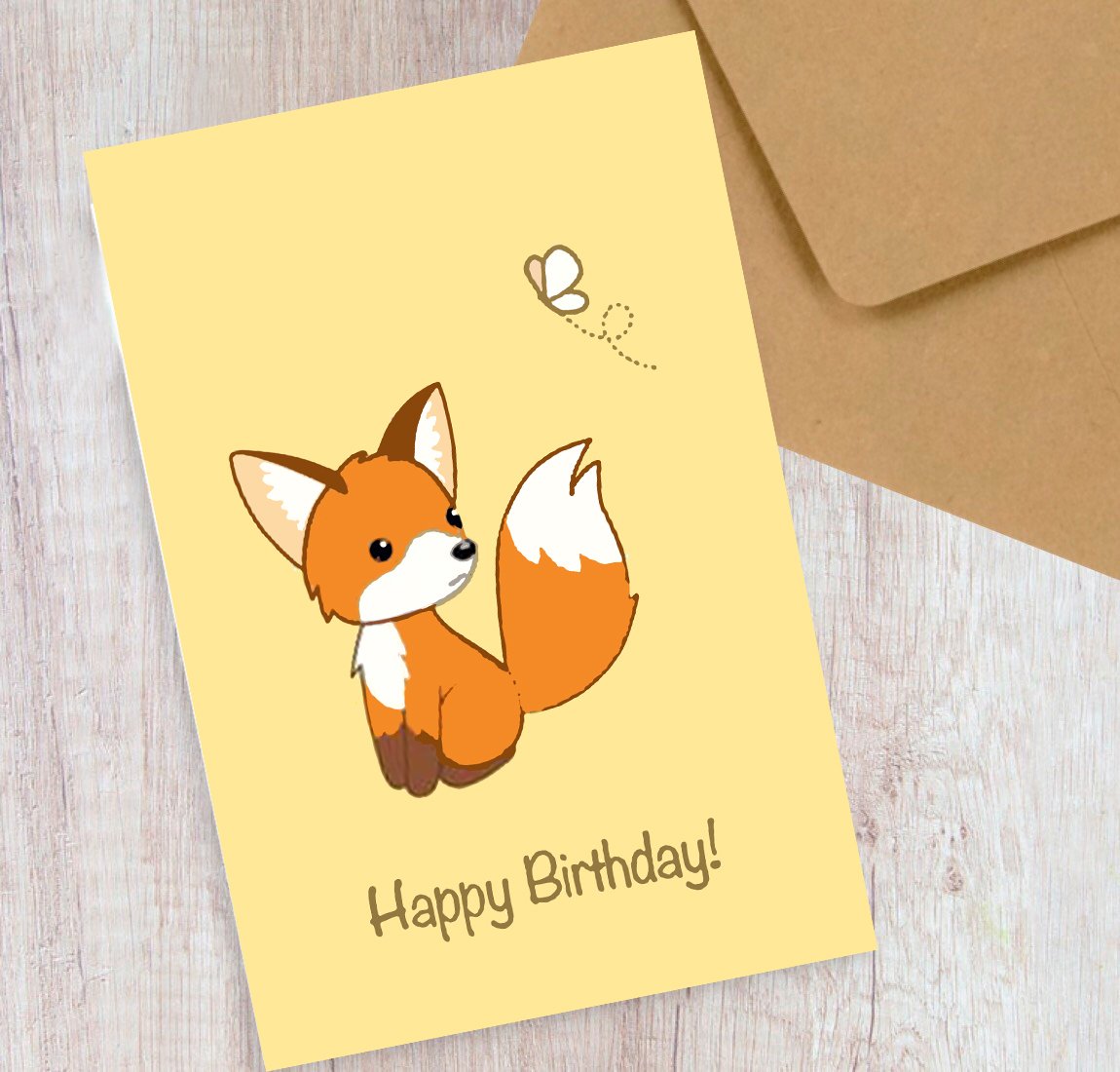 С днем рождения лиса