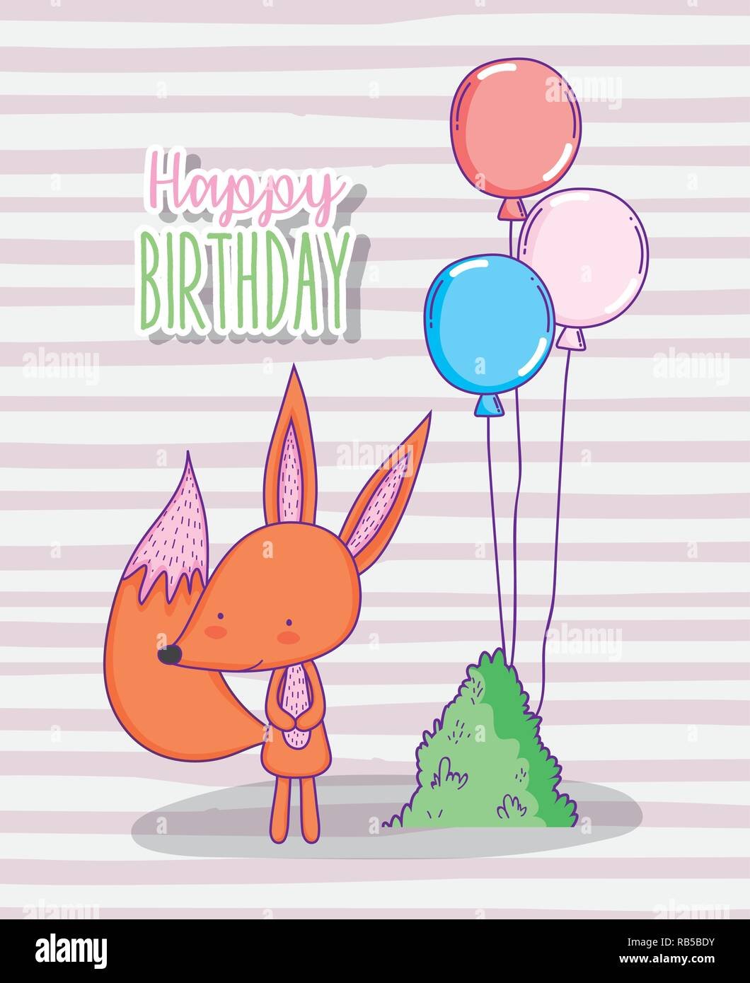 С днем рождения лиса