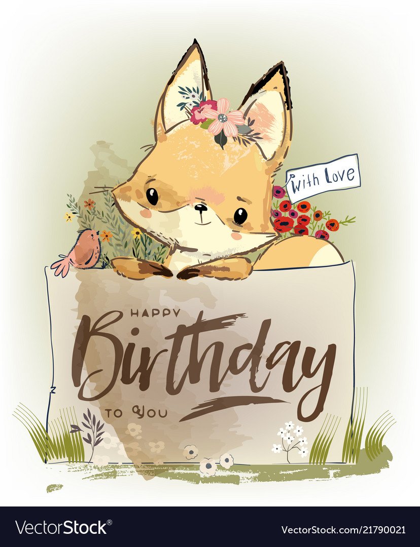 С днём матери лисята