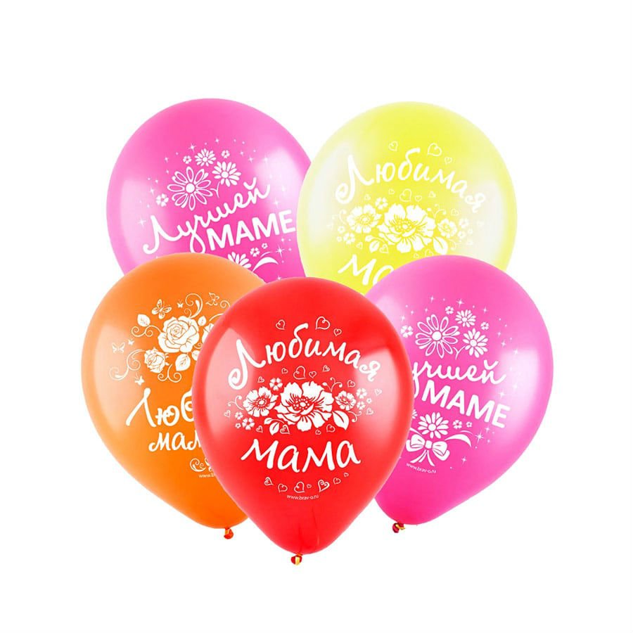 Фонтан из шаров для мамы