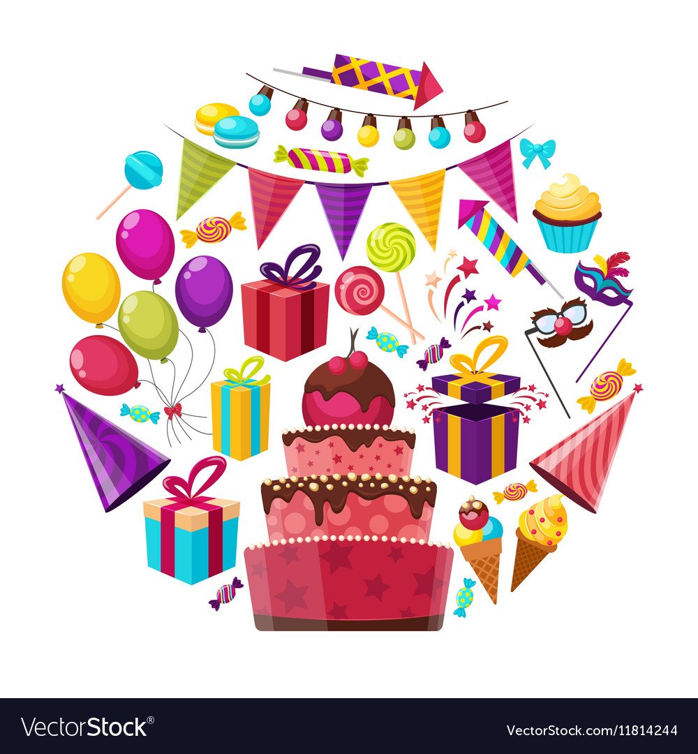 Акварельные элементы детские