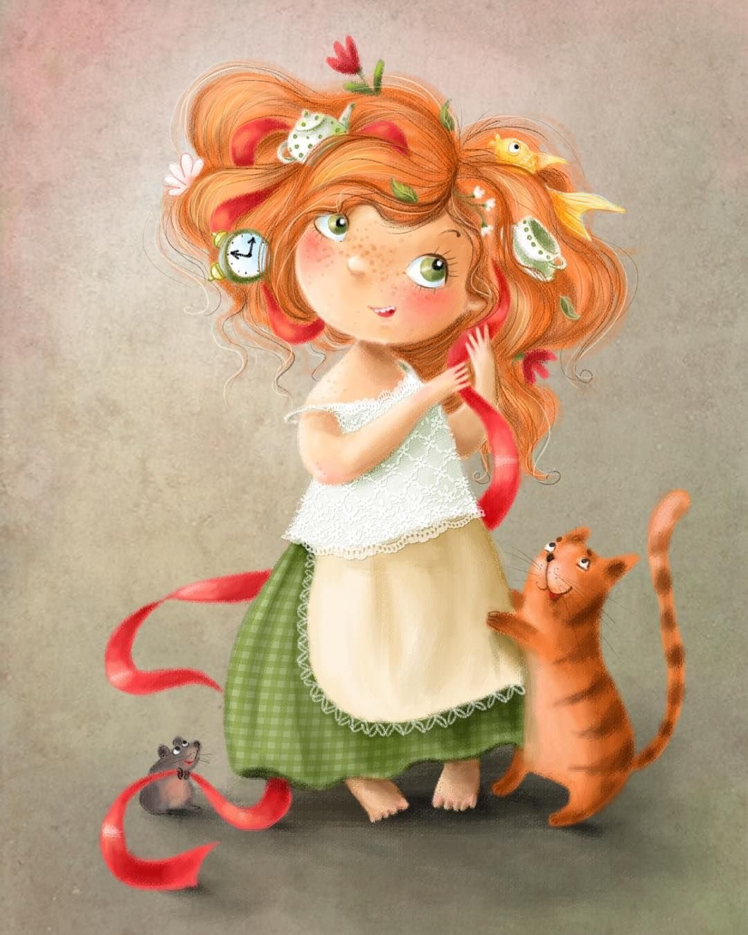 С днем рождения рыжая