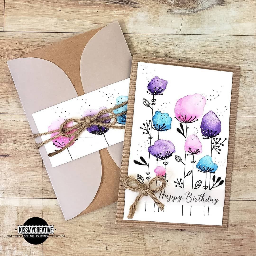 Открытка на день рождения своими руками