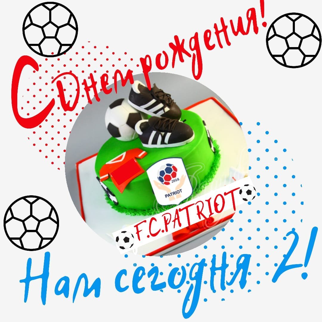 С днем рождения футбольный мяч