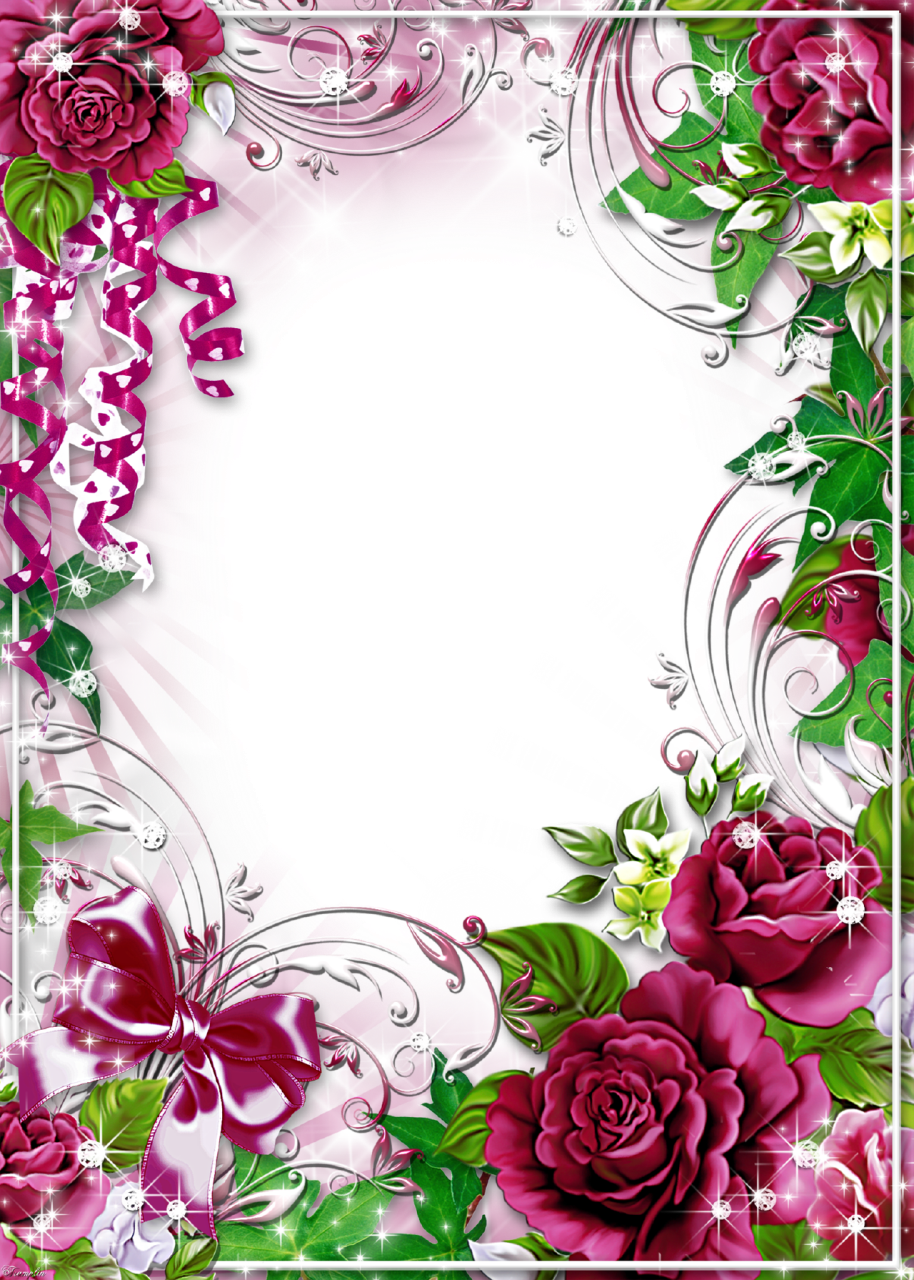 Рамка с цветами