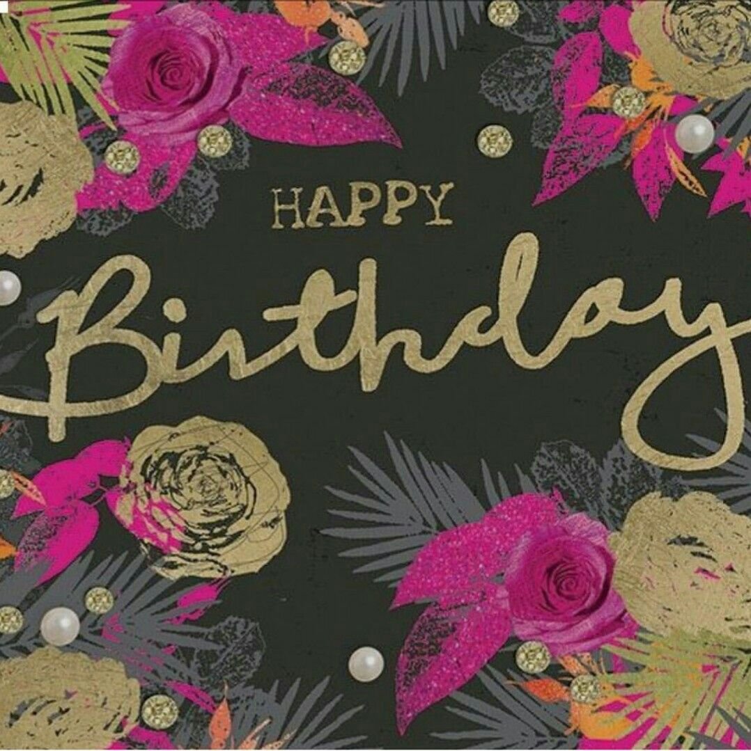 Открытки Happy Birthday женщине