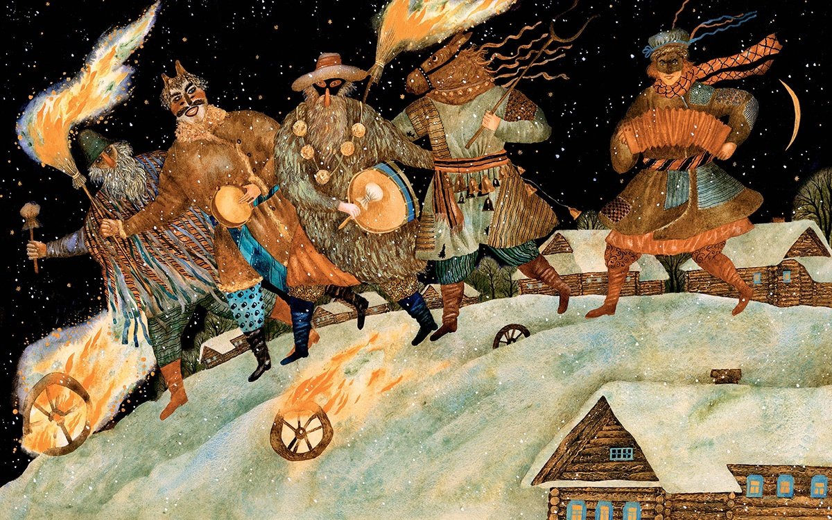 Вера Павлова иллюстрации народные праздники