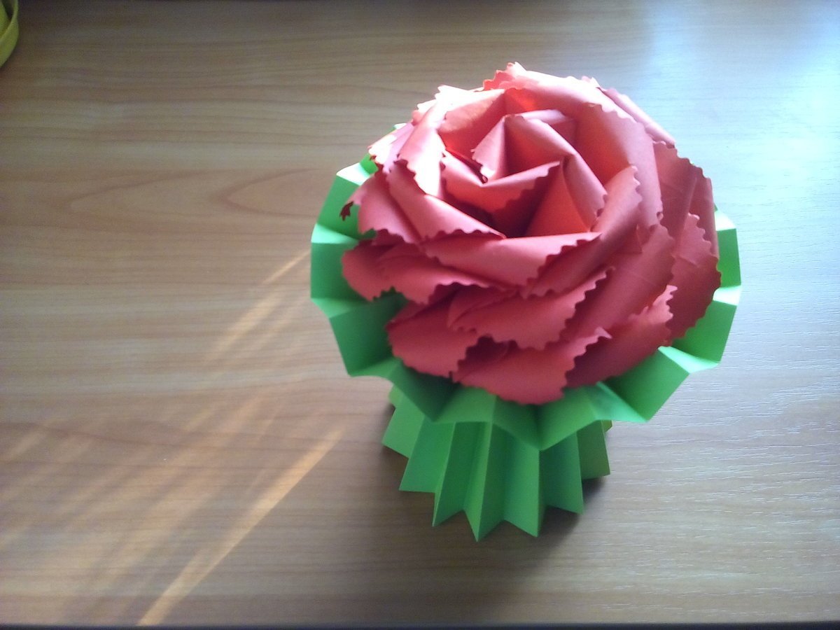 Подарок на день учителя оригами