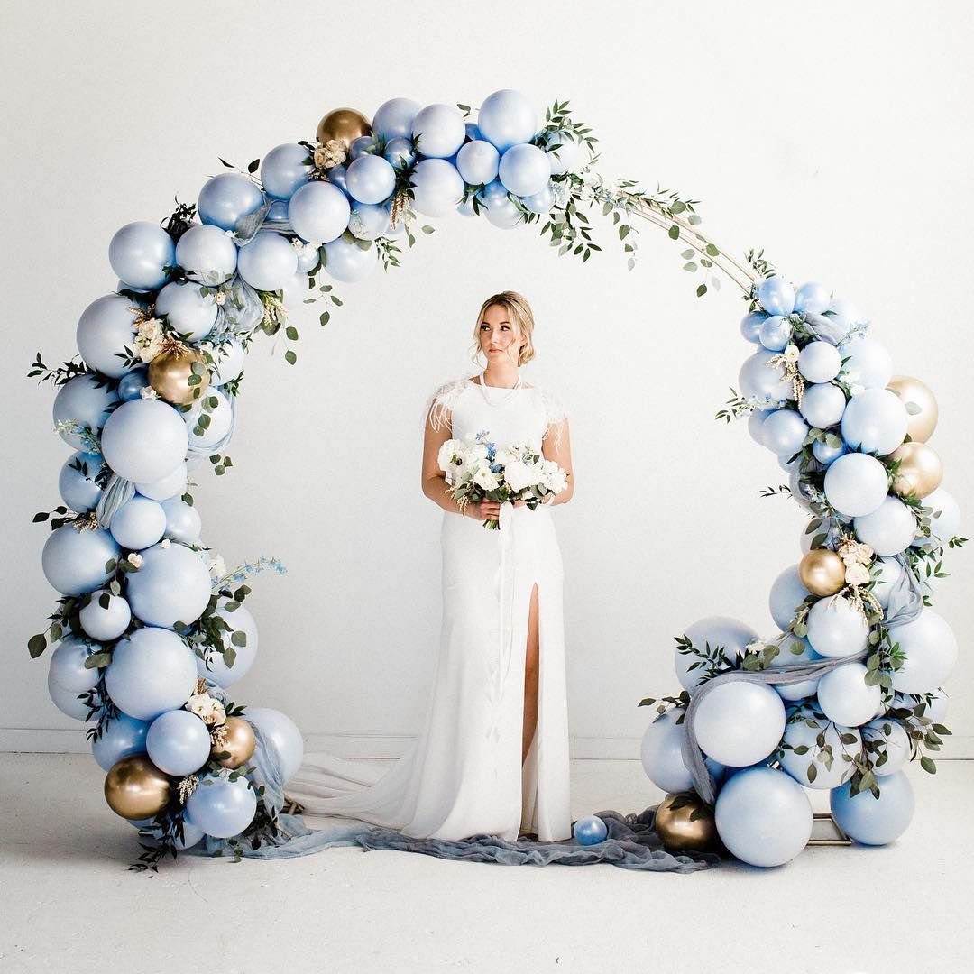 Фотозона на свадьбу с шарами