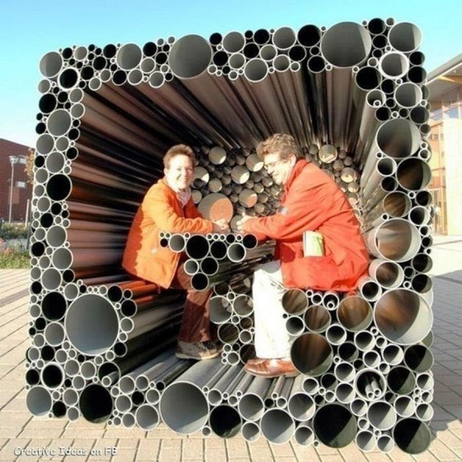 Декор из труб