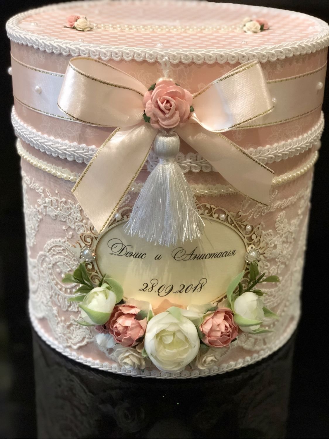 Коробочка для денежного подарка Скрапбукинг