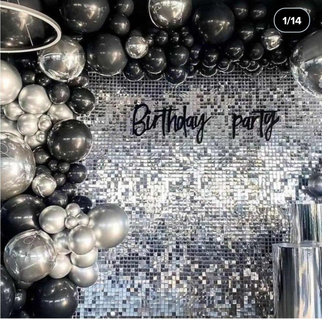 Фотозона с пайетками