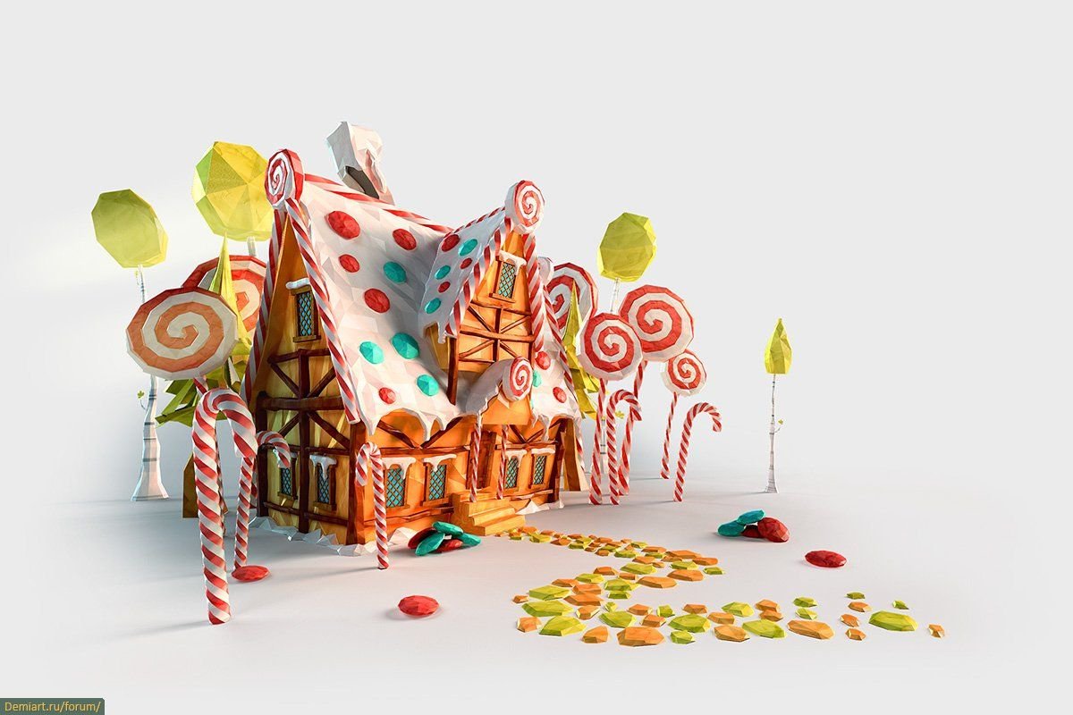 Конфетный домик