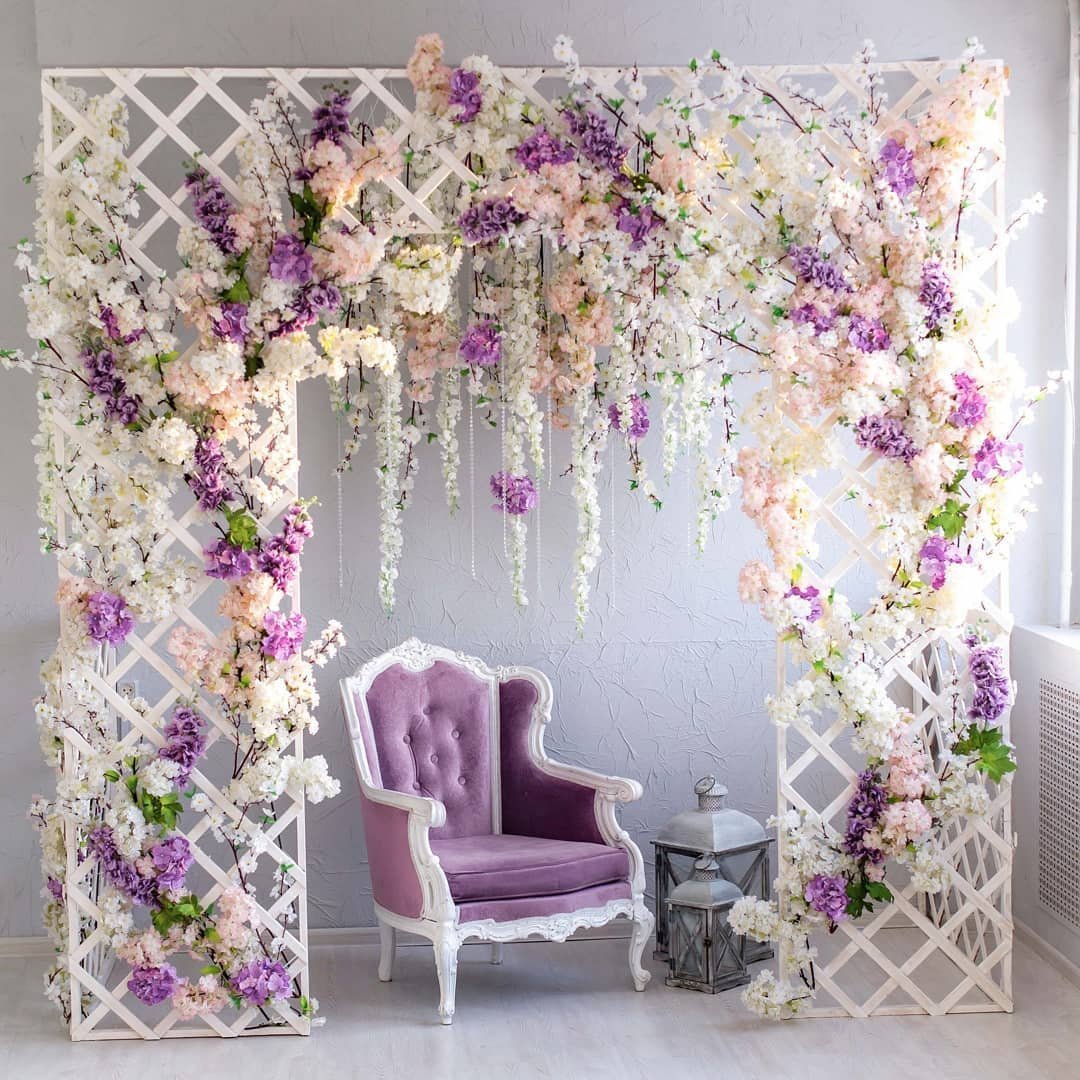 Фотозоны с цветами