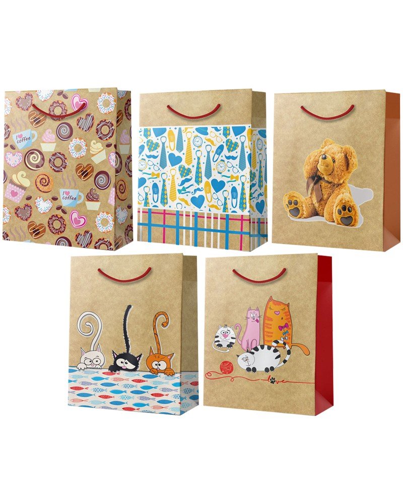 Черный бумажный пакет