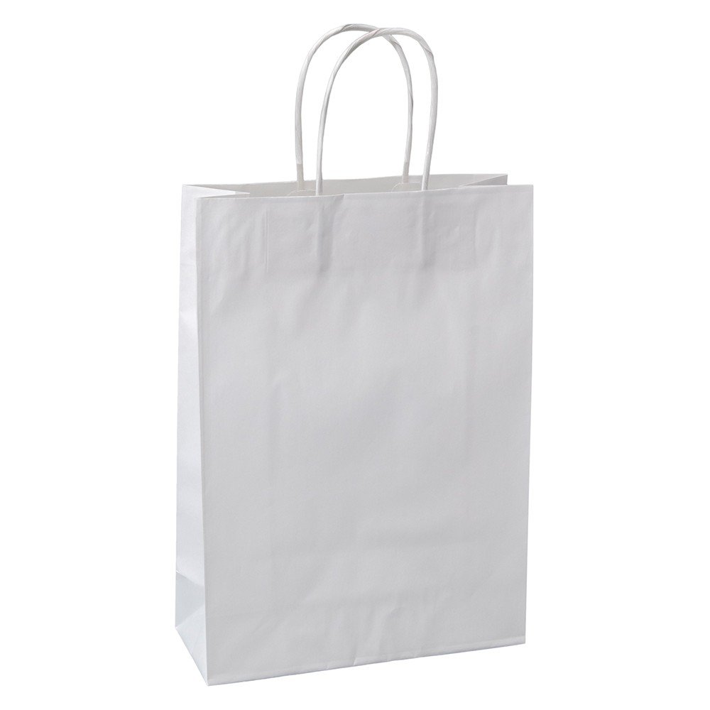 Пакет бумажный с ручками веревками