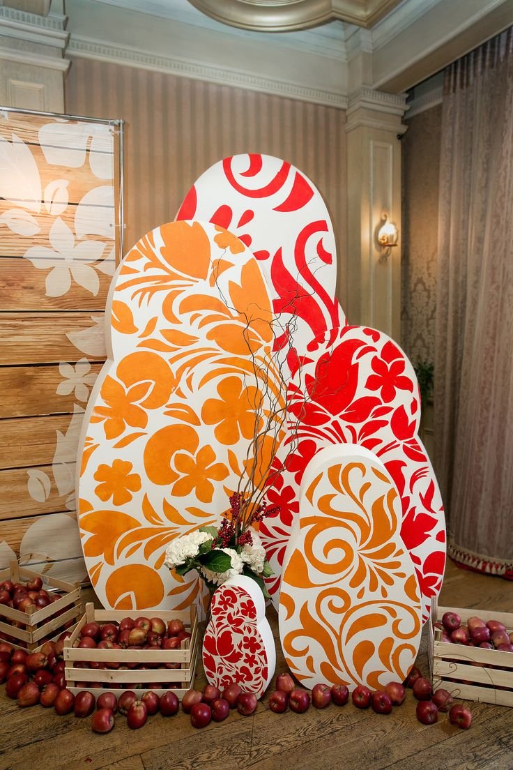 Декорации в русском народном стиле