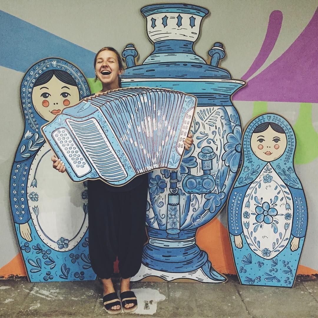 Тантамареска в русском народном стиле