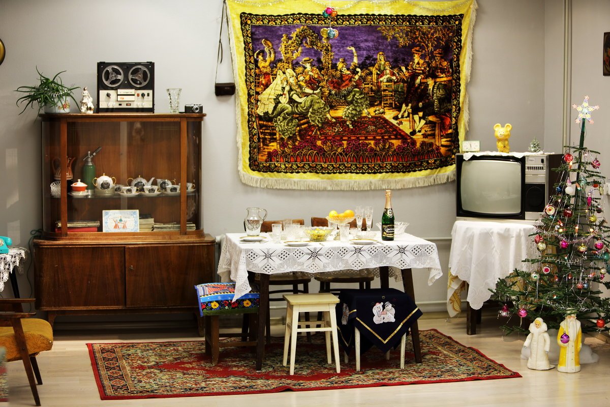 Новогодний интерьер в Советском стиле