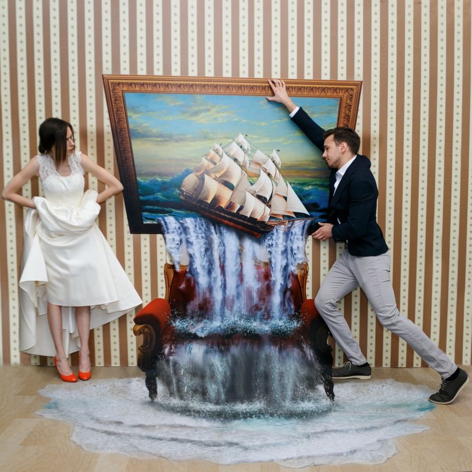 Фотозона ночь в музее