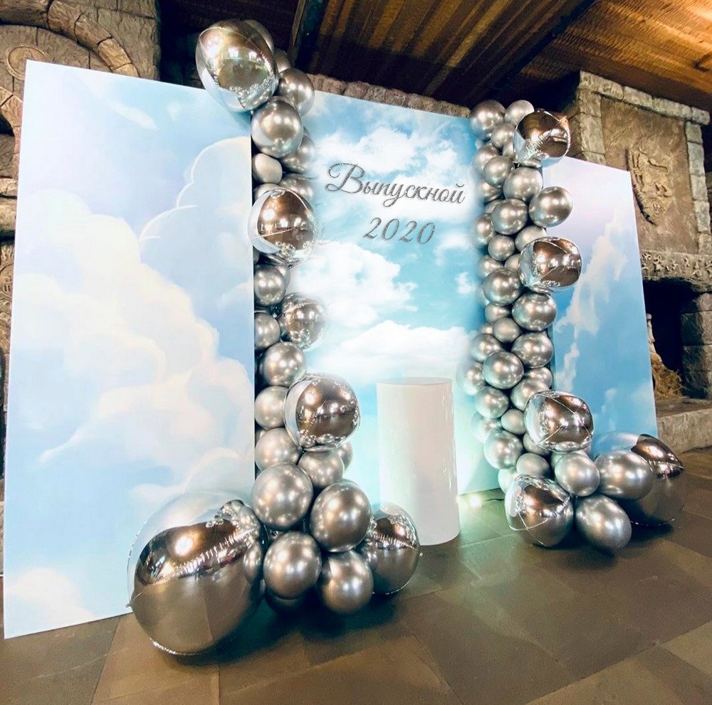 Фотозона на выпускной своими руками