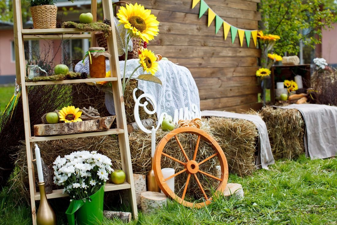 Декорации в деревенском стиле