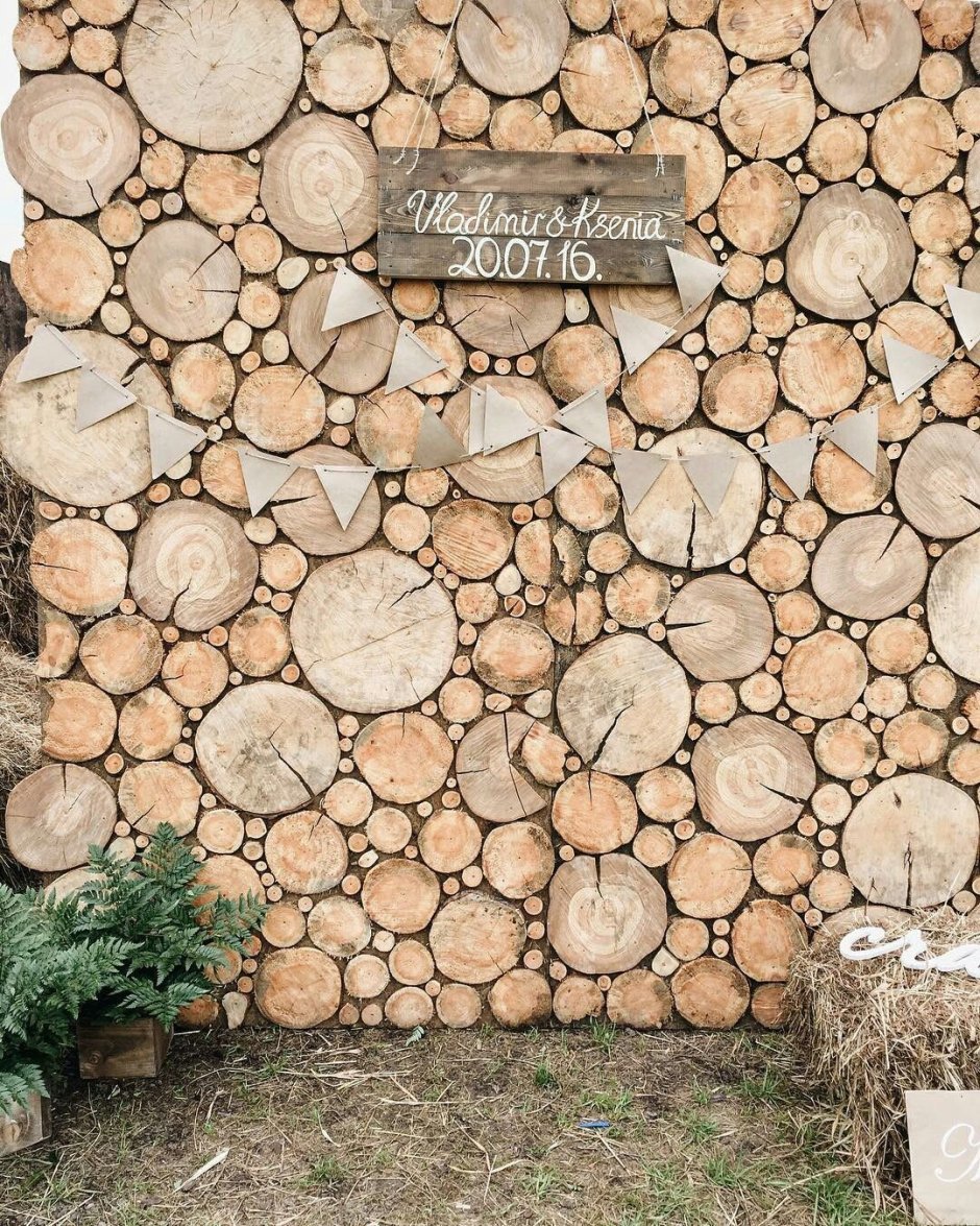 Фотозона из дерева