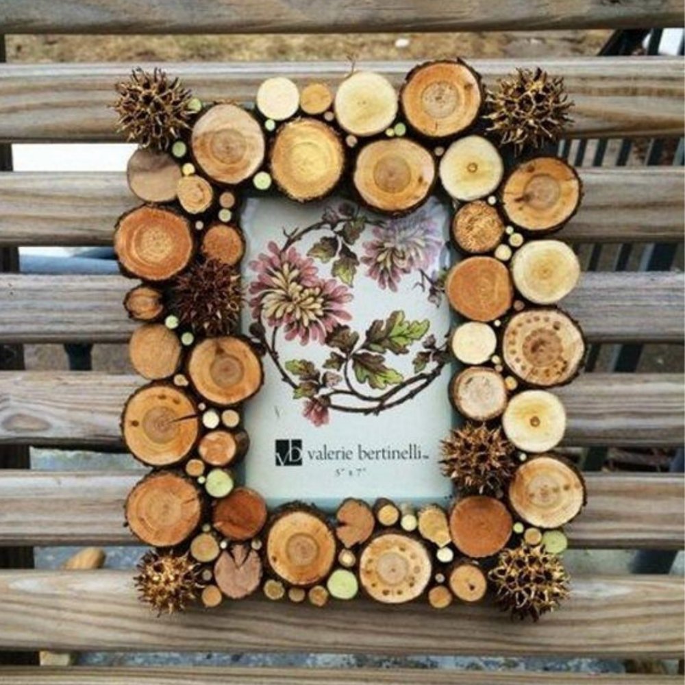 Фоторамка из природного материала