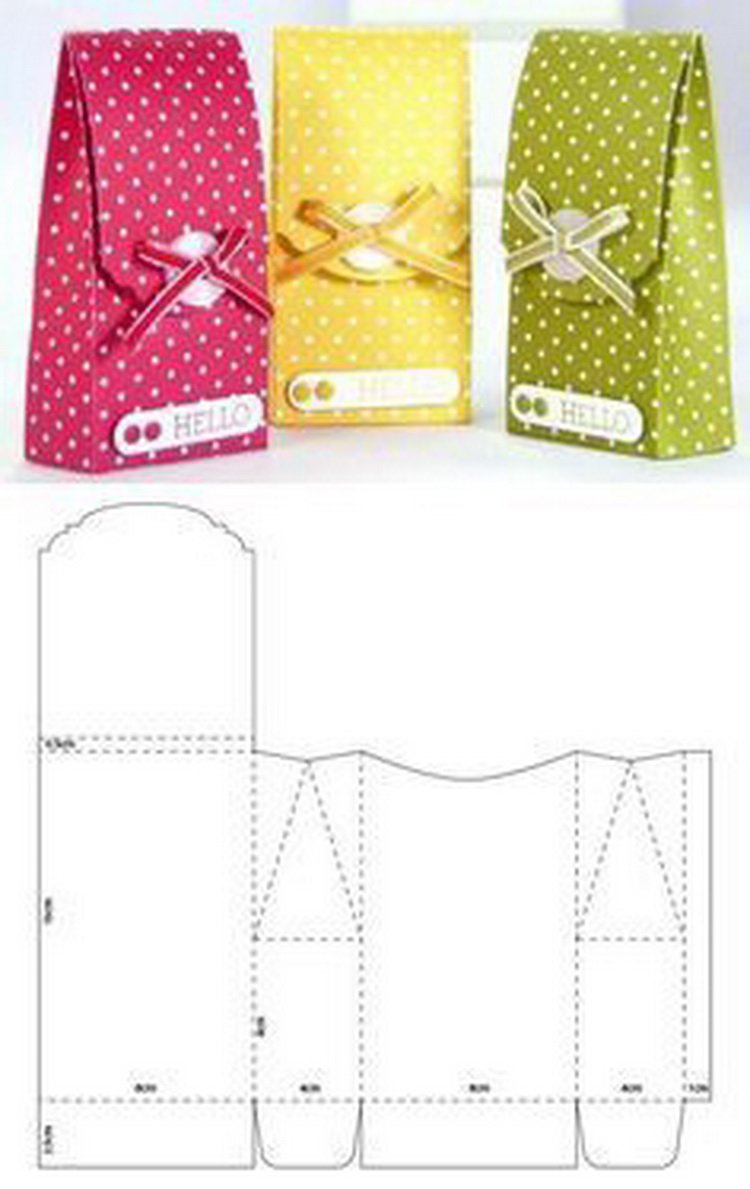 Объемный конверт