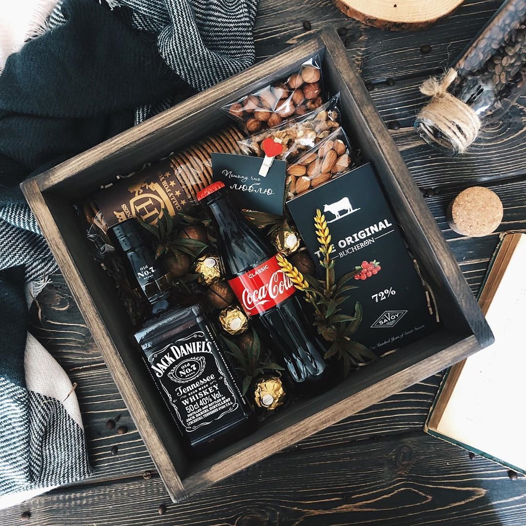 Подарочный ящик с ломом "real man Box"