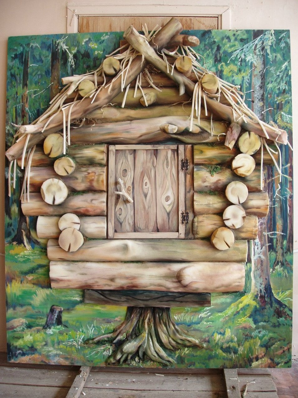 Декорация избушка