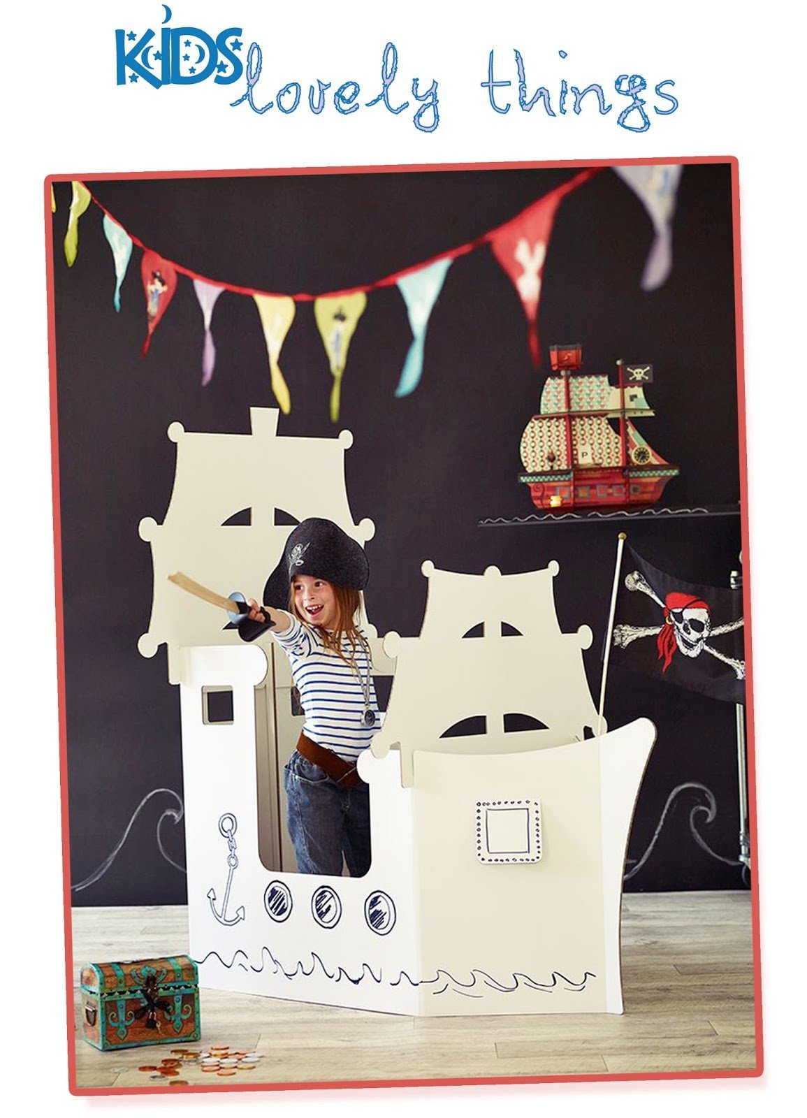 Украшение помещения для пиратской вечеринки