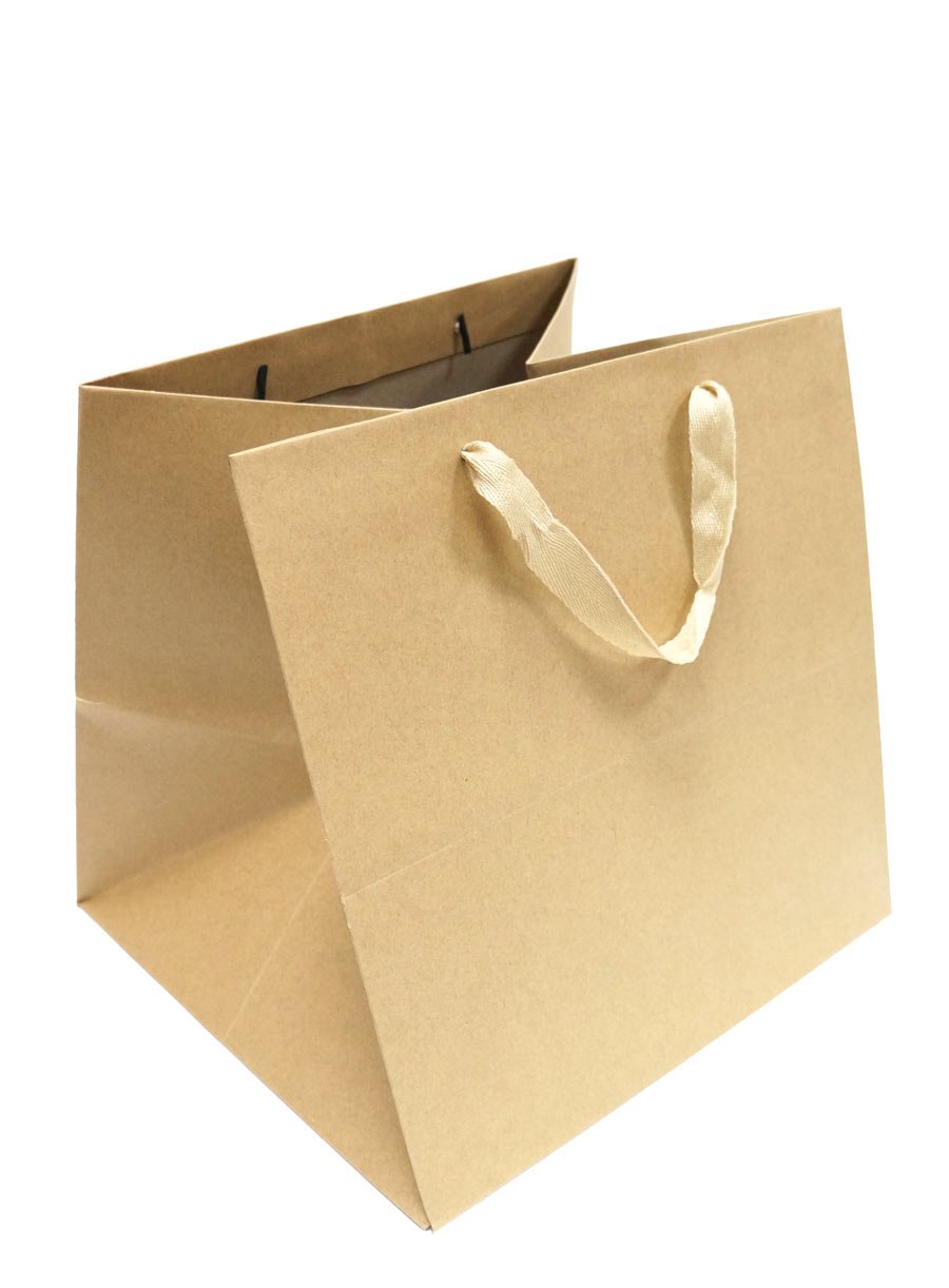 Крафтовый пакет с наклейкой
