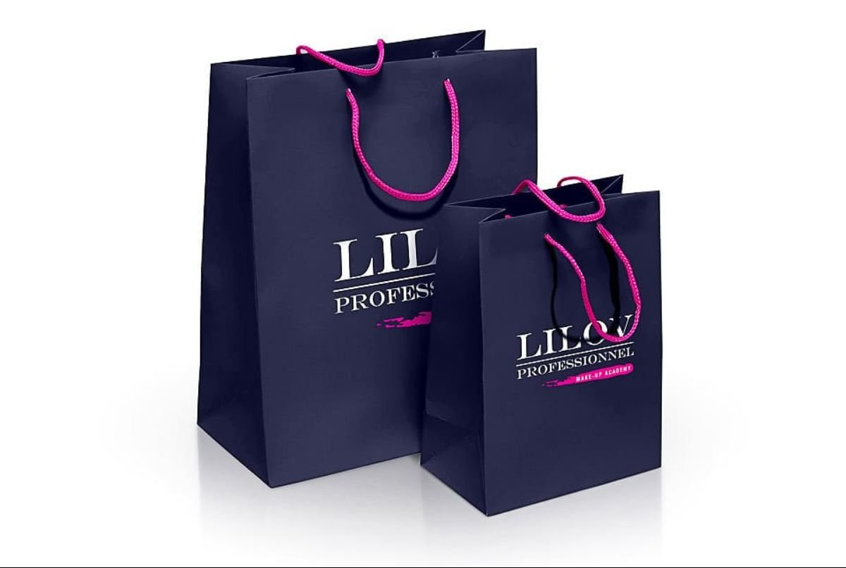 Крафт пакет с веревочными ручками