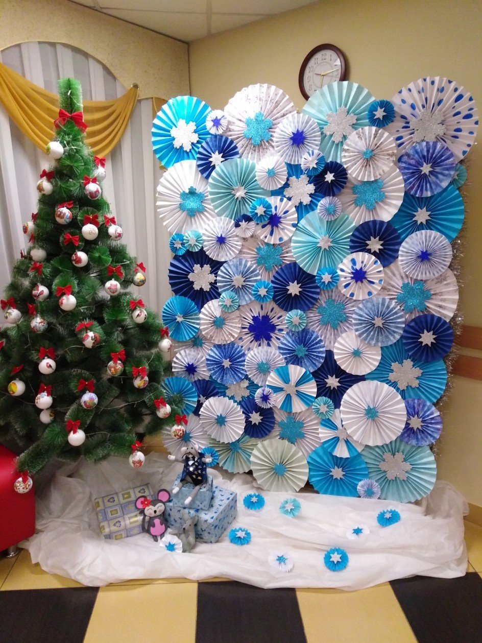 Фотозоны на новый год в детском саду