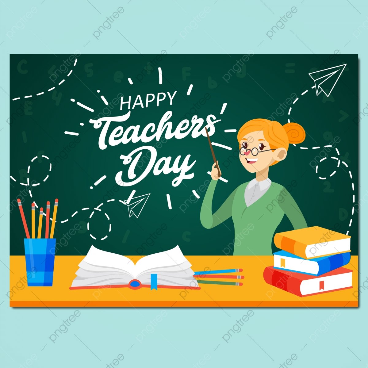 С днем учителя необычные открытки